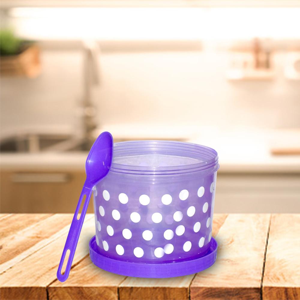 3662 Plastic Containers for Kitchen Storage, Food And Grocery Container (1000ml) (Set of 3) (Multicoloured) - SkyShopy 3662 Plastic Containers for Kitchen Storage, Food And Grocery Container (1000ml) (Set of 3) (Multicoloured) - SkyShopy